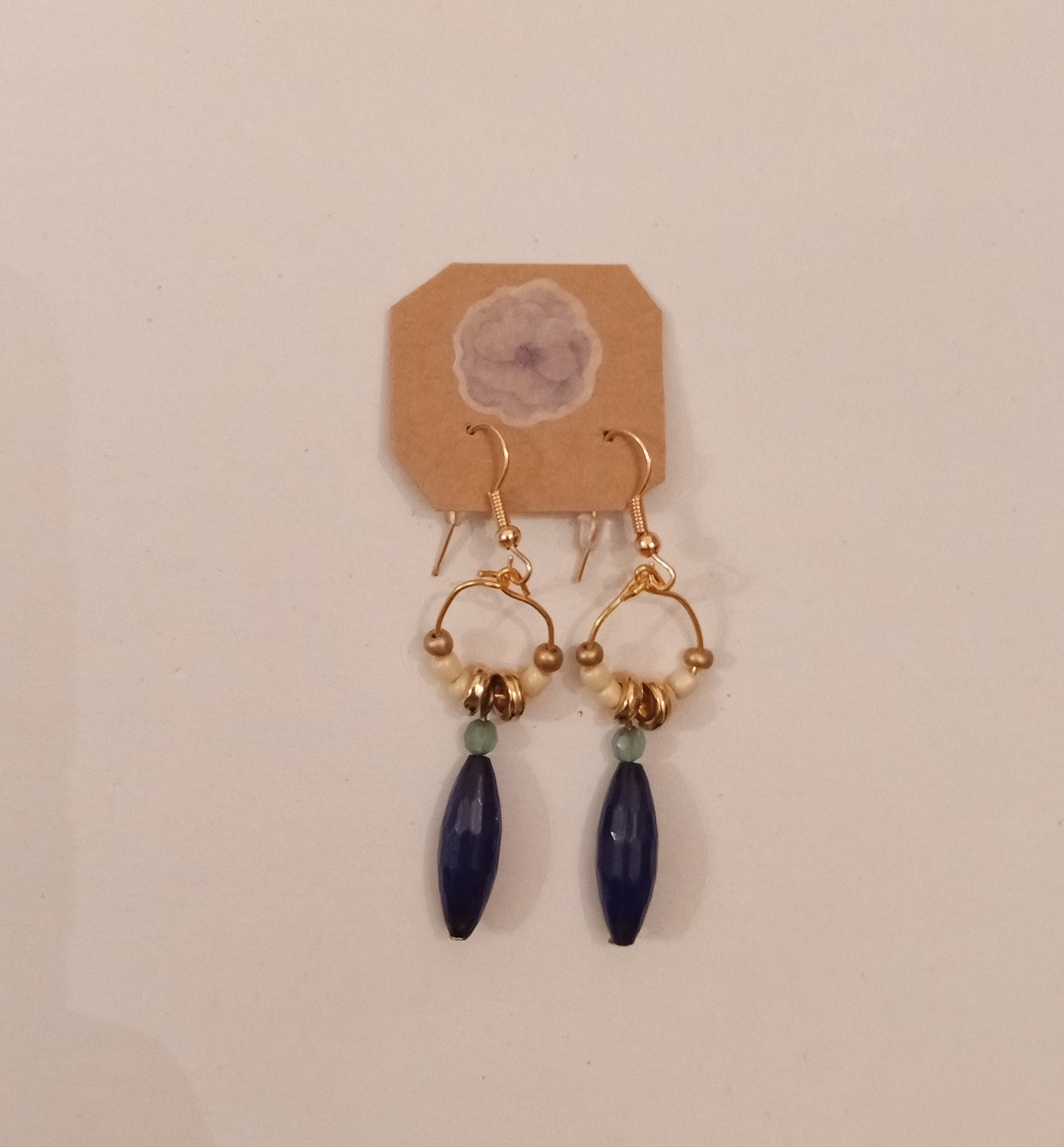 Circular Beaded Earrings