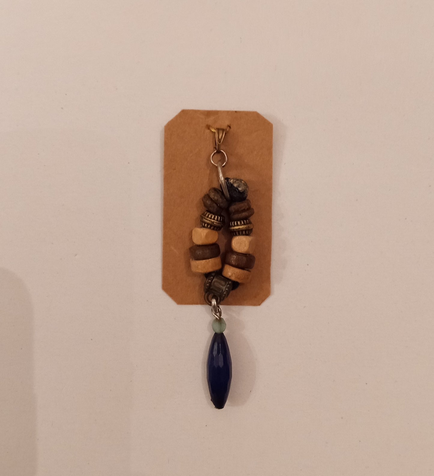 Bead/Wood Necklace Pendant