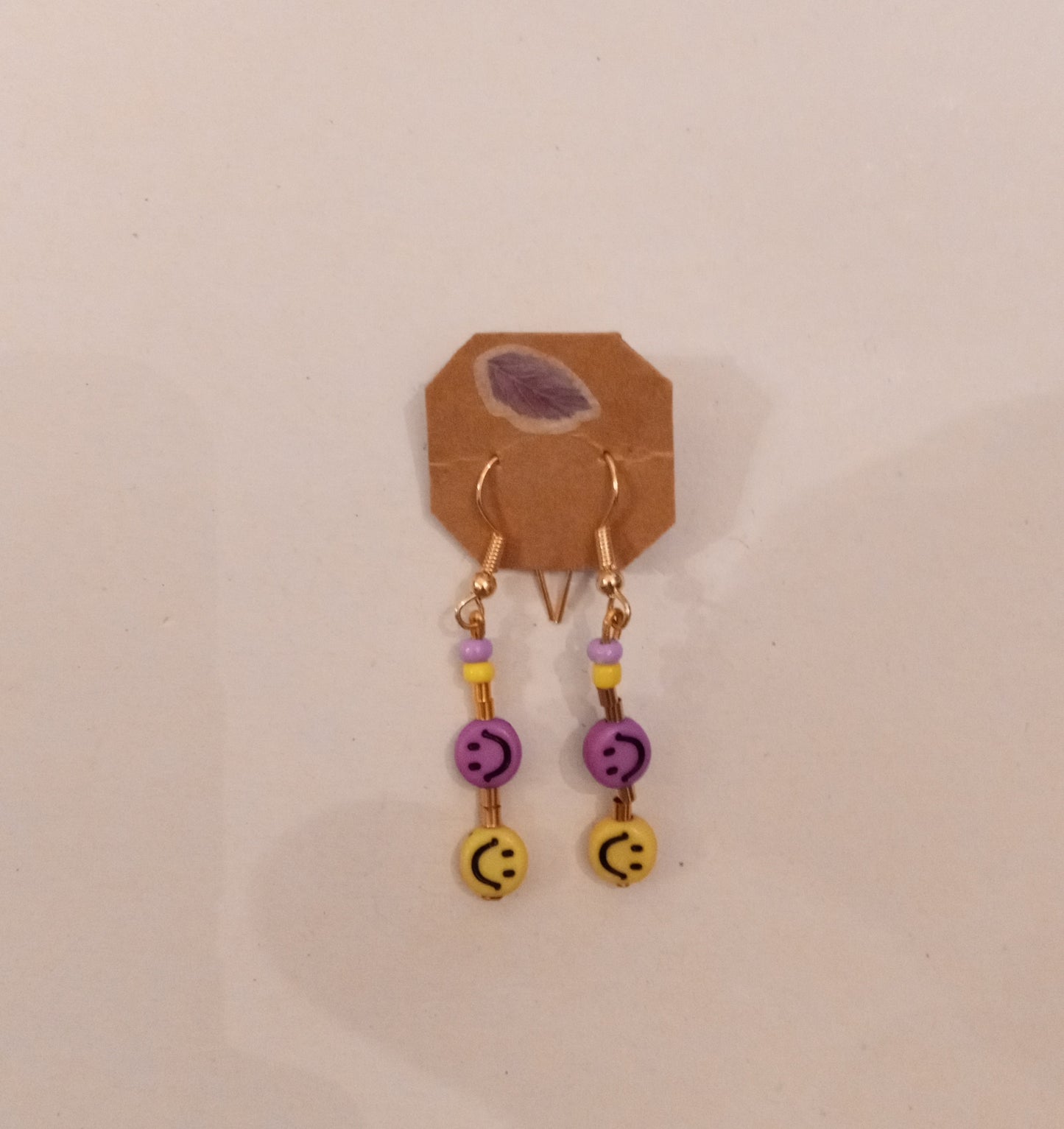 Bead/Smiley Face Earrings