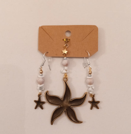 Starfish Theme Jewelry Set