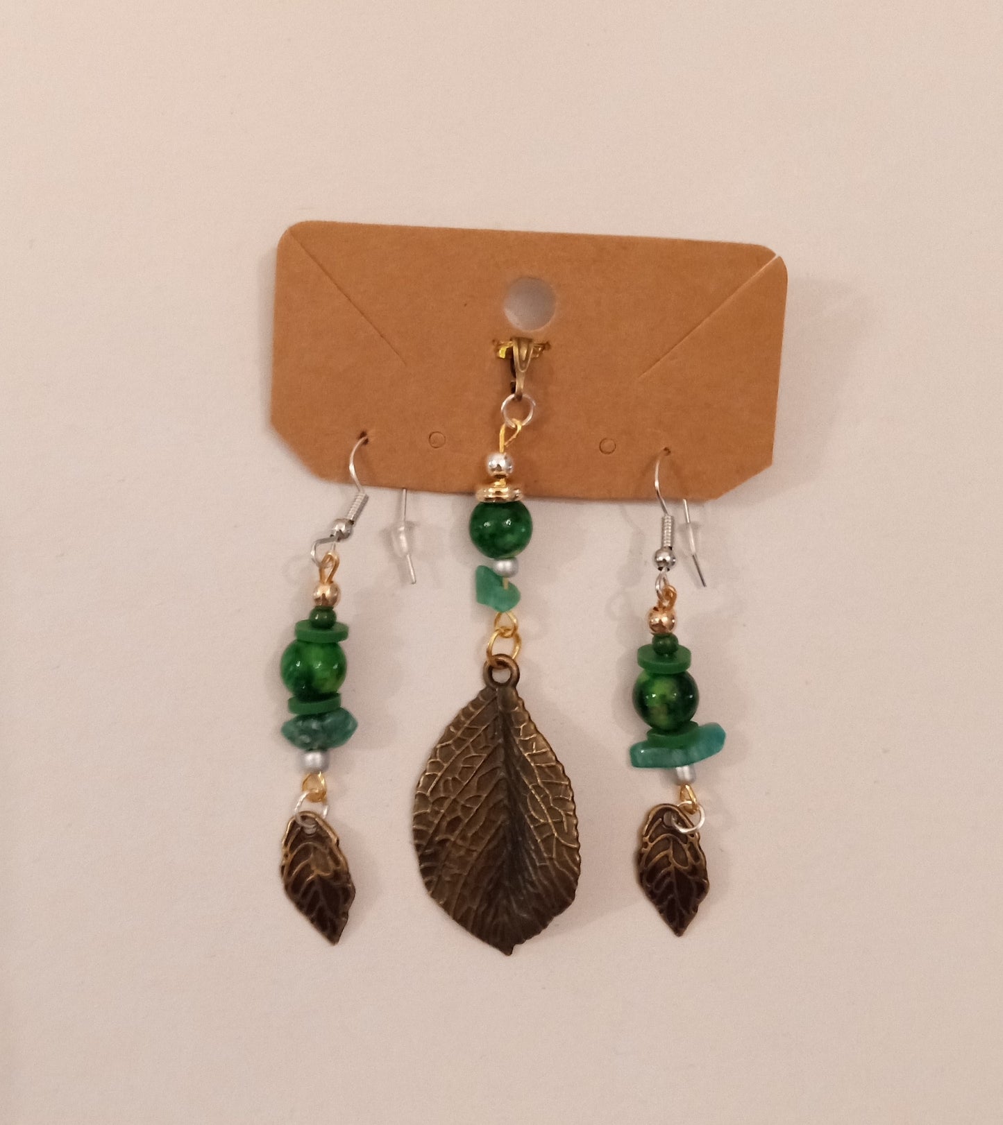 Leaf Theme Jewelry Set