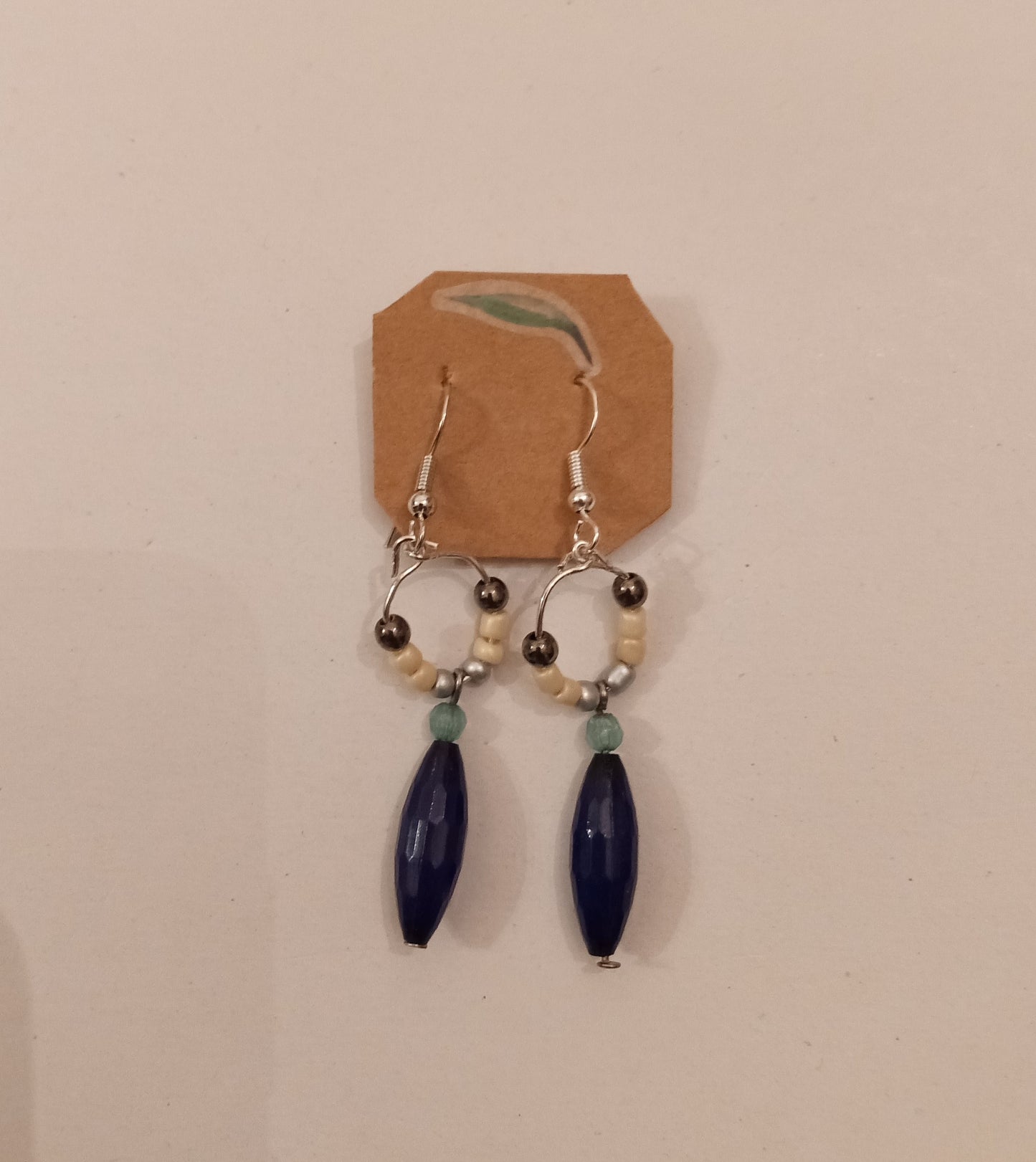 Circular Beaded Earrings